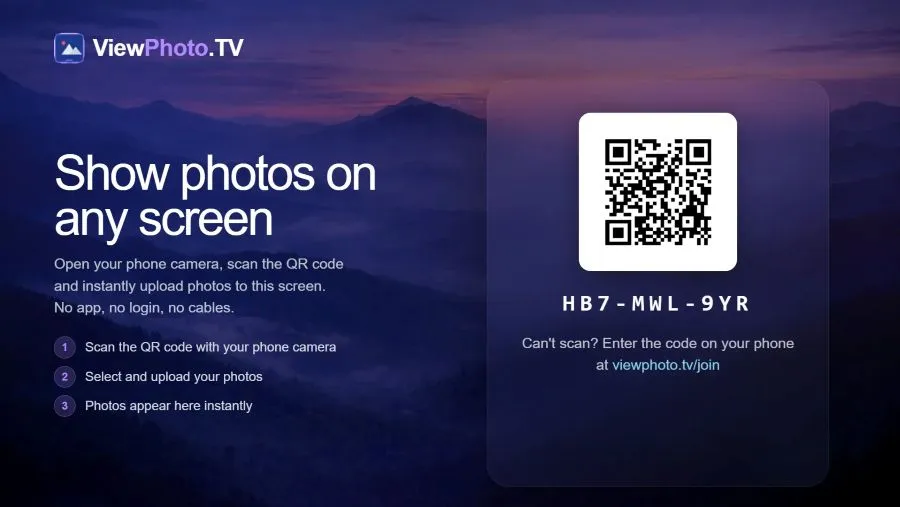 Watch your photos instantly